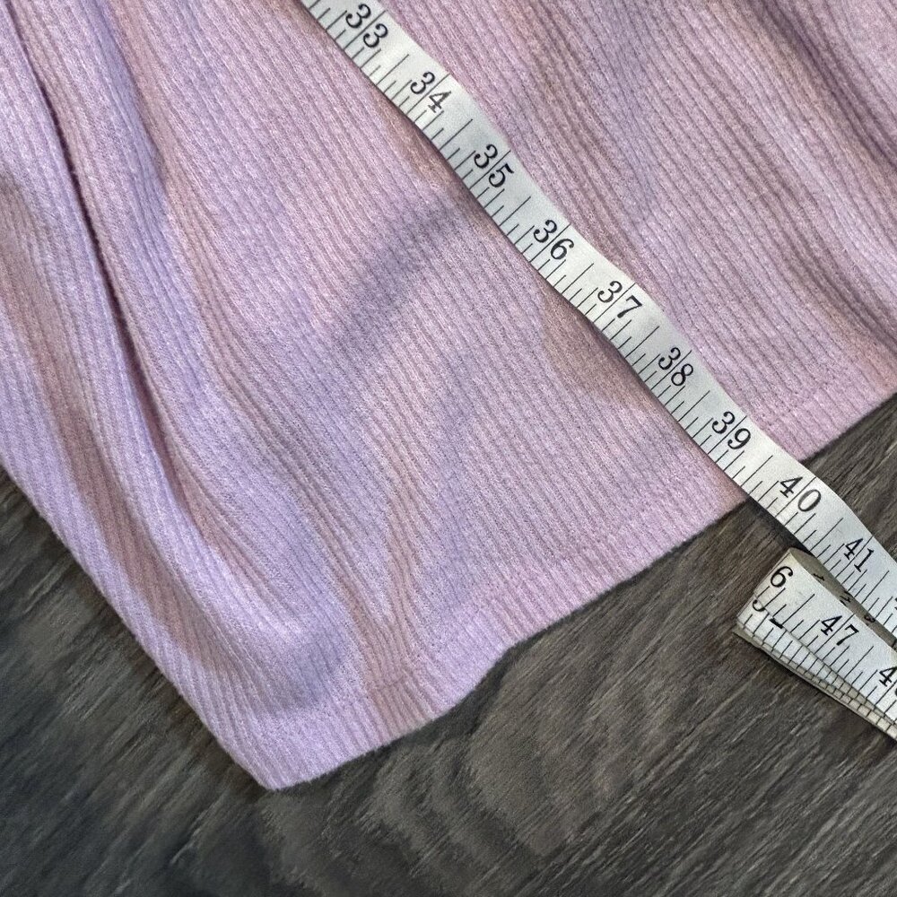 GAP GapBody XL Long Sleeve Ribbed Belted Robe Pink G1126XRDMA Loungewear - Picture 9 of 10